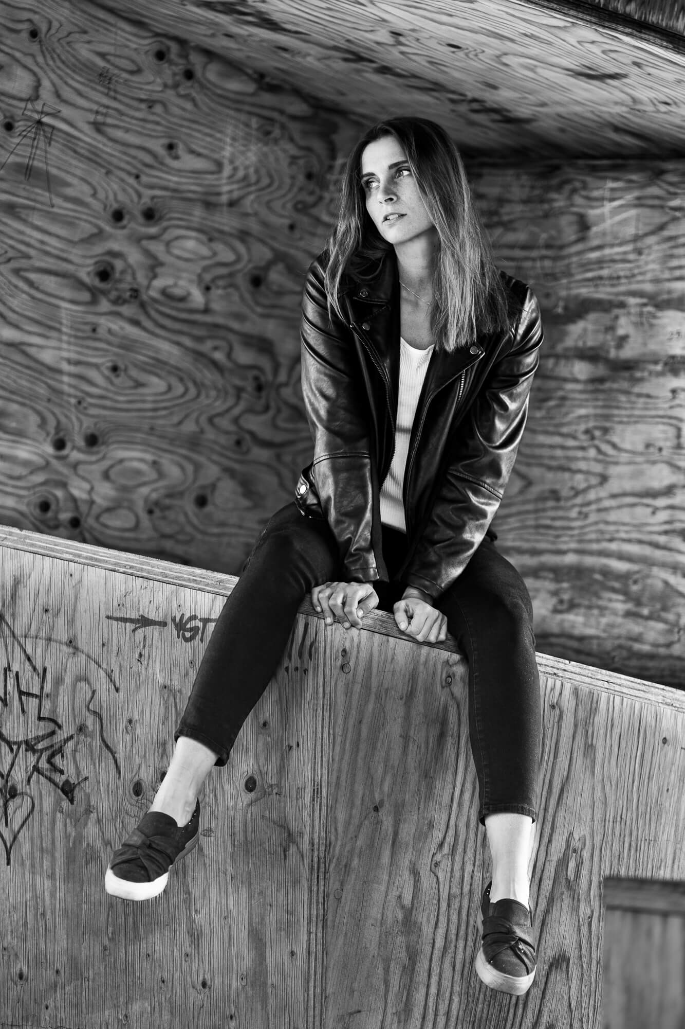 Jenni Industrial Portrait Shooting